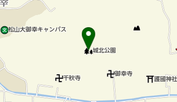 城北公園の地図画像