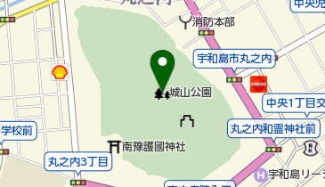 城山公園の地図画像