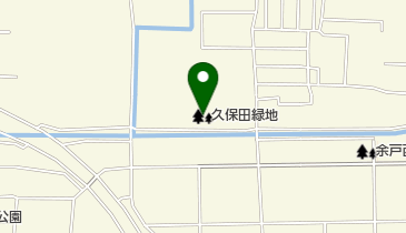 久保田緑地の地図画像