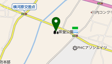 茶堂公園の地図画像