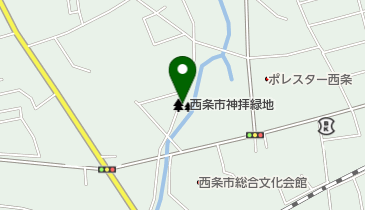 西条市神拝緑地の地図画像