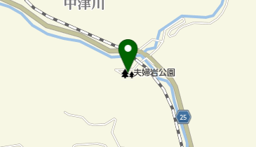 夫婦岩公園の地図画像