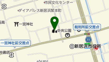 中央公園の地図画像