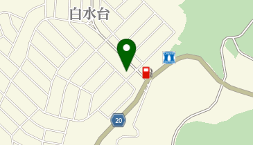 白水台聖アンナ教会の地図画像