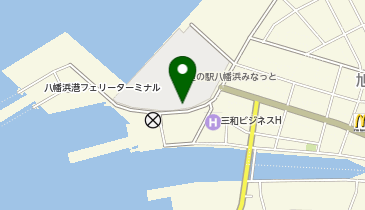 みなとオアシス八幡浜みなっとの地図画像