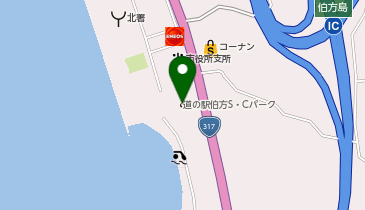 みなとオアシス伯方の地図画像