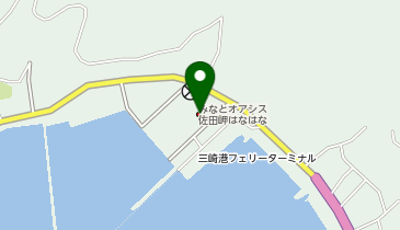 みなとオアシス佐田岬はなはなの地図画像