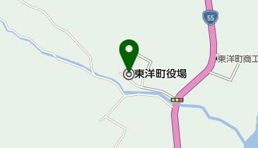 東洋町役場の地図画像