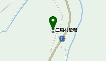 三原村役場の地図画像