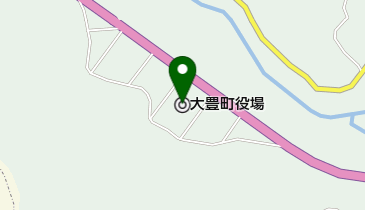 大豊町役場の地図画像