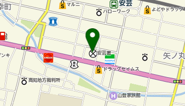 安芸警察署の地図画像