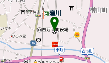 窪川警察署の地図画像