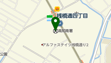 高知南警察署の地図画像