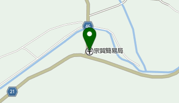 宗賀簡易郵便局の地図画像
