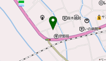 伊野税務署の地図画像