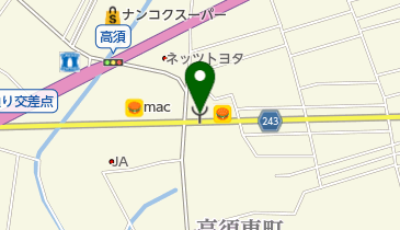 高知市東消防署東部出張所の地図画像