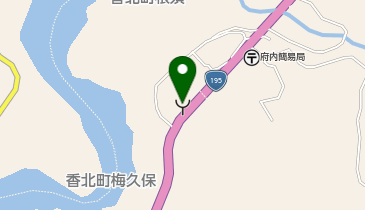 香美市消防署香北分署の地図画像