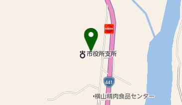 幡多中央消防組合四万十消防署西土佐分署の地図画像