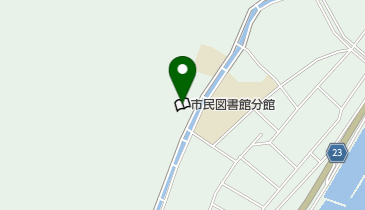 土佐市立市民図書館宇佐分館の地図画像