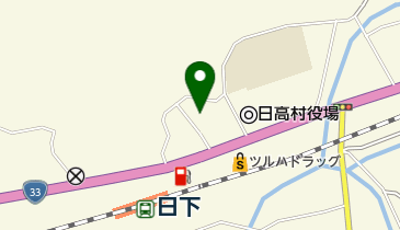 日高村立図書館の地図画像