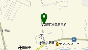 高知市長浜ふれあいセンターの地図画像