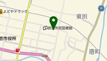 安芸市民会館の地図画像