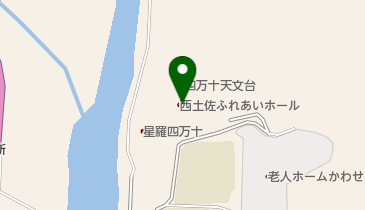 西土佐ふれあいホールの地図画像