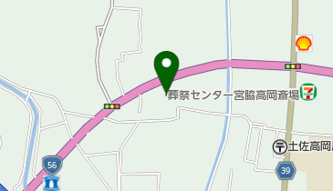 葬祭センター宮脇高岡斎場の地図画像