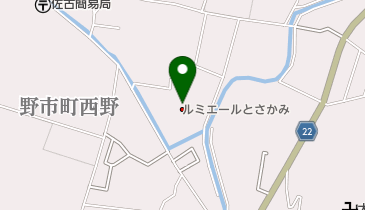 JA葬祭会館ルミエールとさかみの地図画像