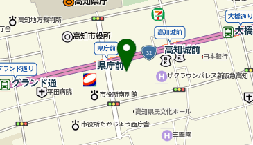 阿波銀行高知支店の地図画像