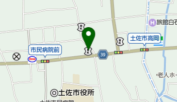 愛媛銀行高岡支店の地図画像