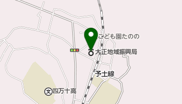 高知銀行大正支店の地図画像