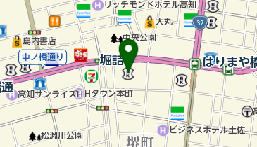 高知銀行本店の地図画像