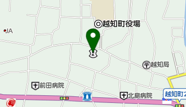 四国銀行越知支店の地図画像