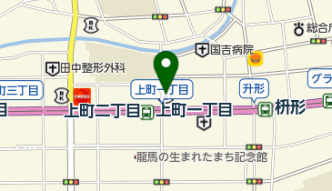 四国銀行上町支店の地図画像