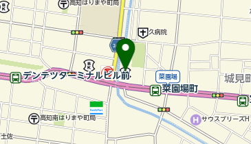 四国銀行下知支店の地図画像