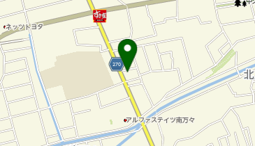 幡多信用金庫万々支店の地図画像