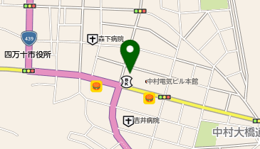 幡多信用金庫本店営業部の地図画像