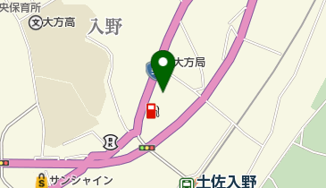 JA高知県大方支所の地図画像