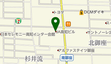 JA高知信連本所の地図画像