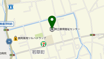 高知県立療育福祉センターの地図画像