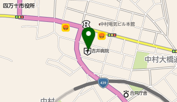 吉井病院の地図画像