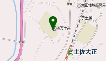 高知県立四万十高校の地図画像