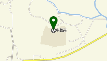 高知県立中芸高校の地図画像