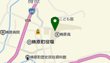 高知県立梼原高校の地図画像