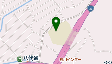 いの町立枝川小学校の地図画像