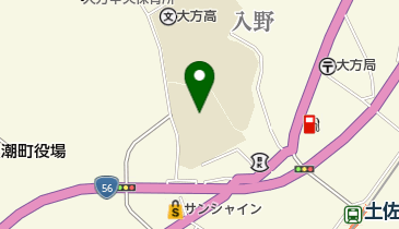 黒潮町立入野小学校の地図画像