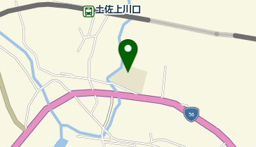 黒潮町立上川口小学校の地図画像