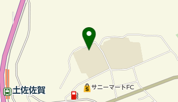 黒潮町立佐賀小学校の地図画像