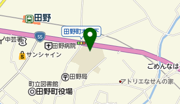 田野町立田野小学校の地図画像